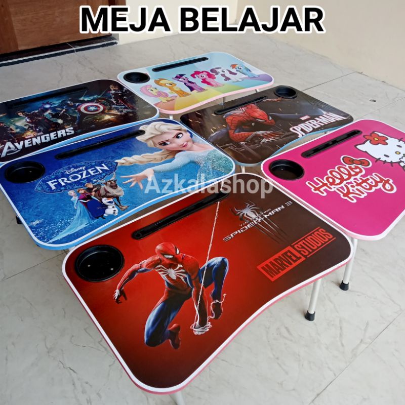 meja belajar lipat / meja karakter