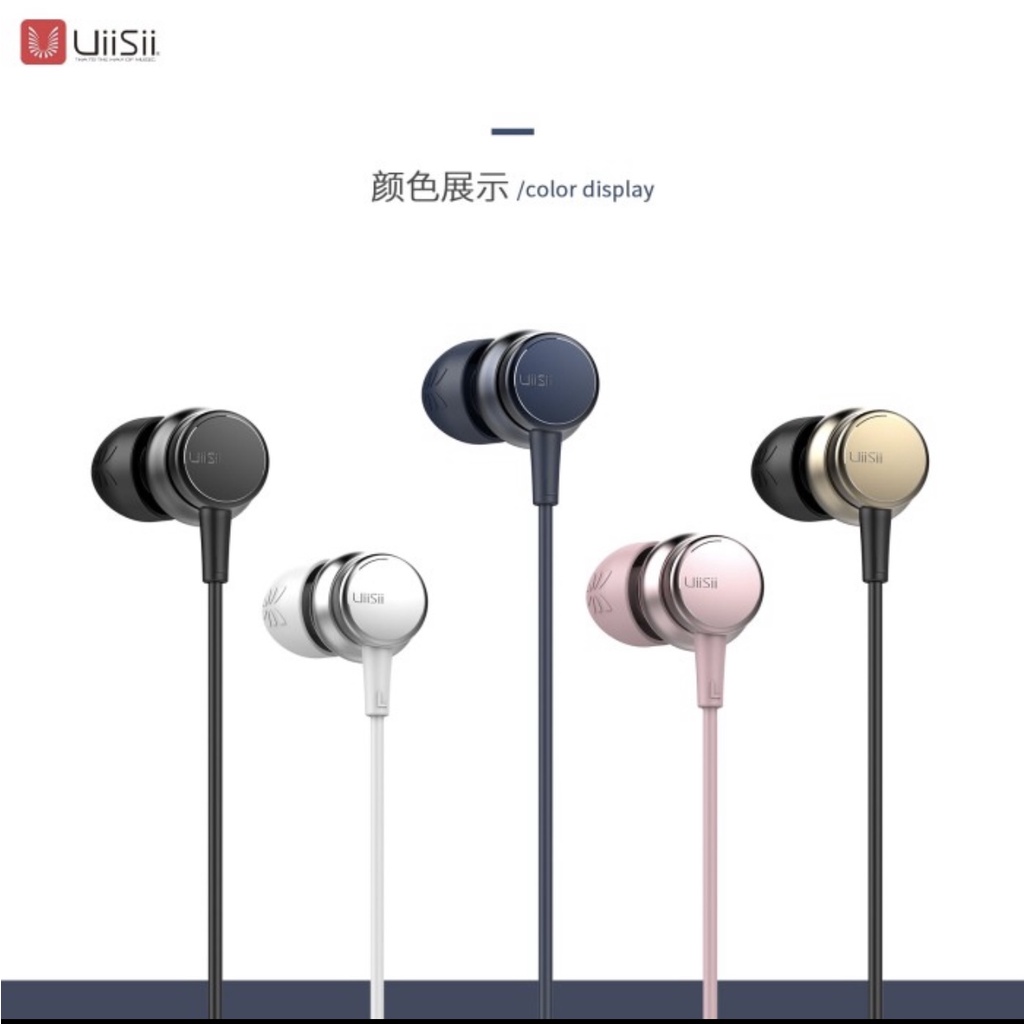 UiiSii HM9 Gaming Headset Metal in-Ear Earphone Handsfree-0
