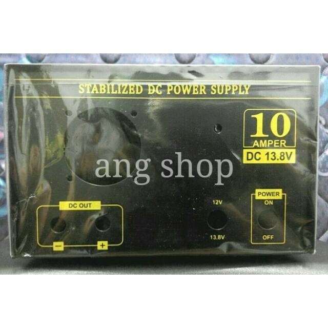 Box Adaptor 10A Kotak DC Power Supply 10 A 10 Amper