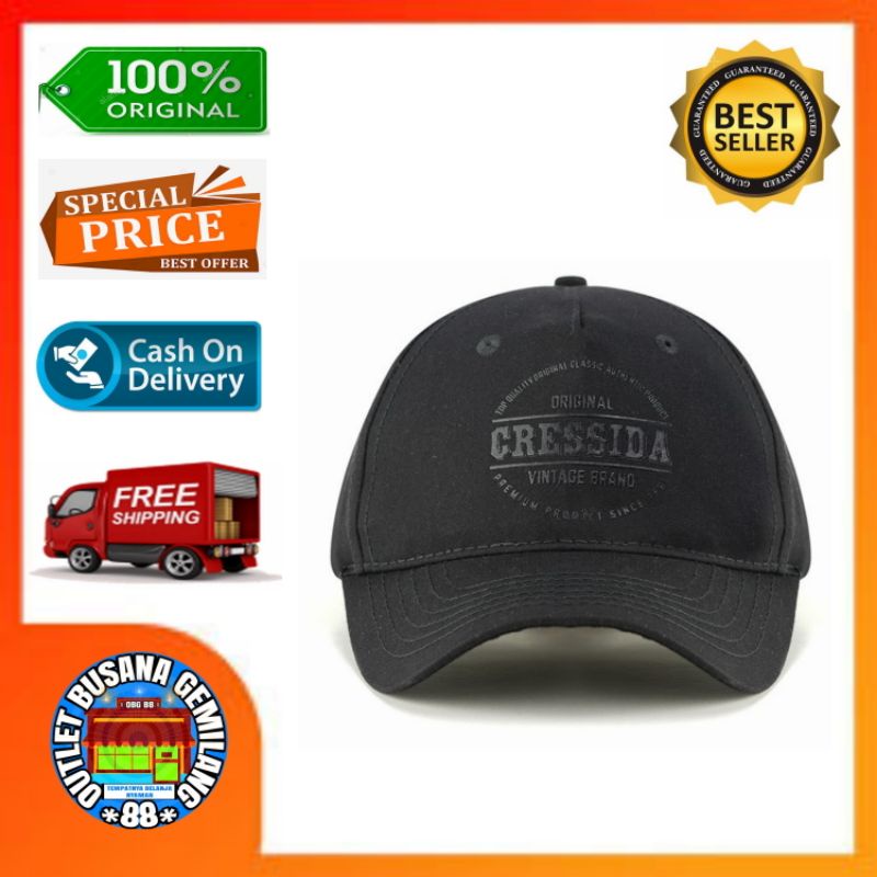 Topi Cressida Original Topi Cowok Cresida Topi Pria Snapback Topi Pria Baseball Cmtf.9E023-3A