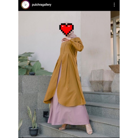 [PRELOVED] PULCHRA GALLERY | TIMY DRESS "CLOUDLESS" | Gamis | Dress | Gamis Murah | daily dress | ba