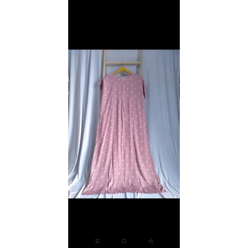 (COD) Daster Long Busui Semata Kaki Ecer dan Grosir jumbo Kekinian