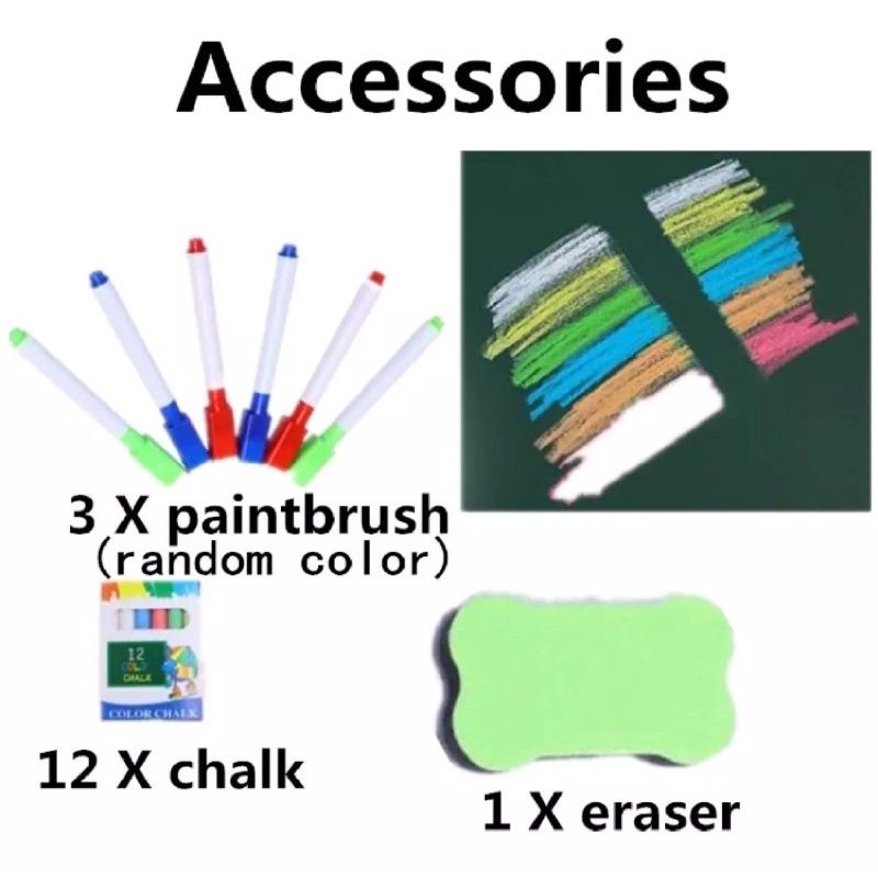 

PAPAN TULIS ANAK WHITE BOARD MAGNETIC MULTIFUNGSI + KERANJANG DRAWING BOARD ANAK 2 SISI BLACK