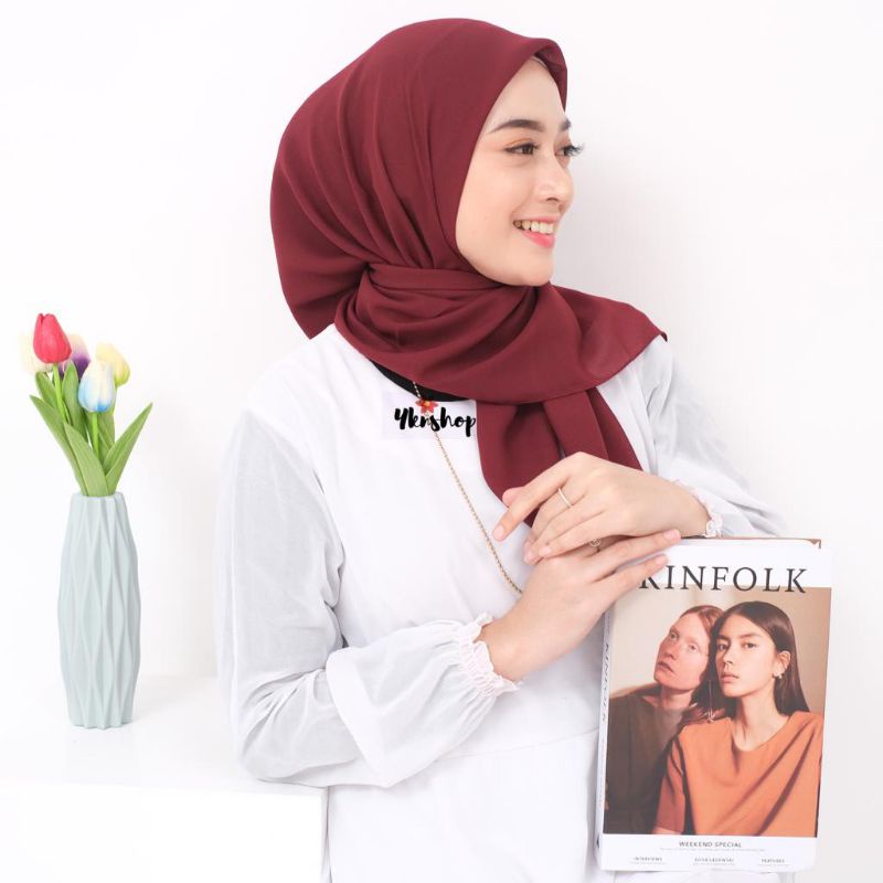 Bella Square / Jilbab Segiempat Bella Pollycotton