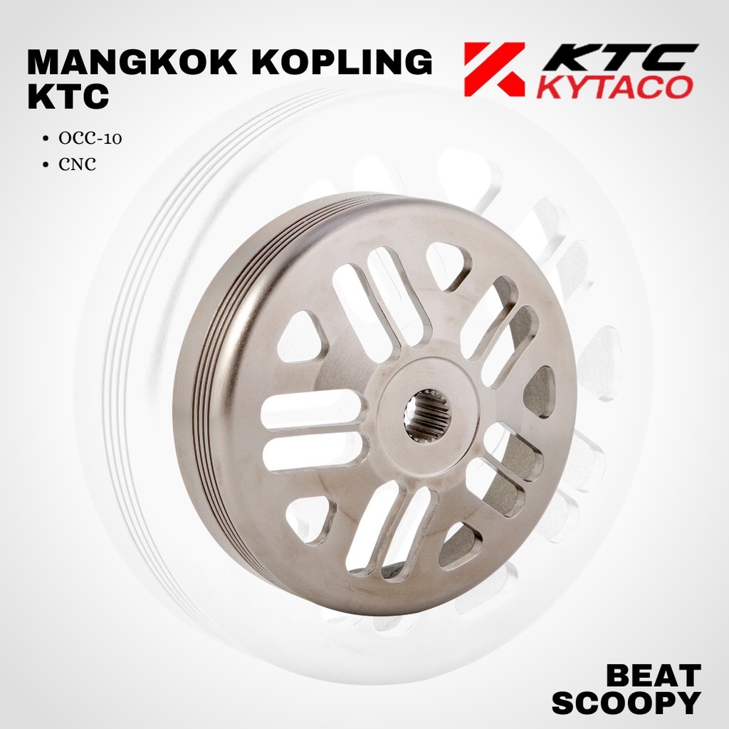 Mangkok kopling ganda otomatis Beat OCC-10 CNC KTC KYTACO