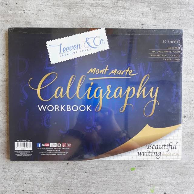 

MONT MARTE CALLIGRAPHY BOOK 50 SHEET