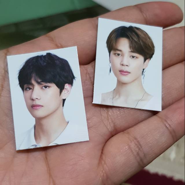 BTS Season Greeting 2020 Photo ID Card Jimin and Taehyung
