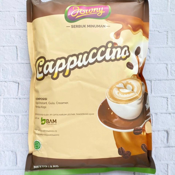 

JOWNY POWDER DRINK BUBUK MINUMAN RASA CAPUCINO CAPPUCCINO 1 KG