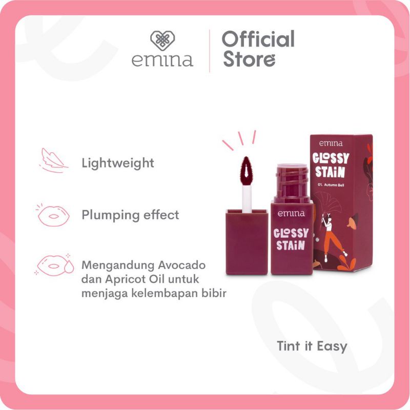 Emina Glossy Stain 3.g | Lip Tint