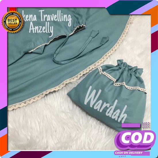 Mukena Wanita Dewasa Motif Lofiyah Original Berlabel Nia Rumaisha Mukena Traveling Renda Kecil Katun
