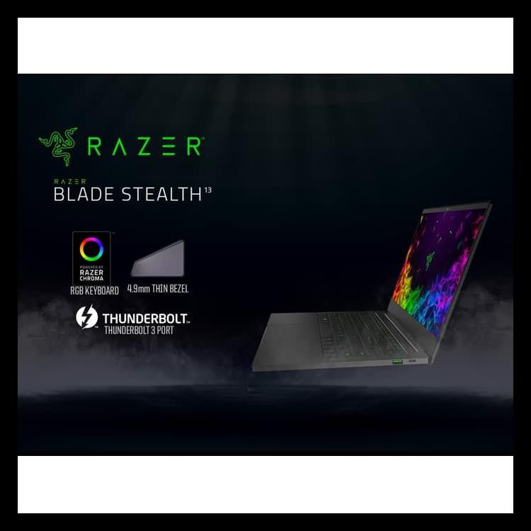 Terlaris Laptop Gaming Razer Blade Stealth 13 2019 I7-8565U Nvidia Mx150 4Gb Promo Barang Murah