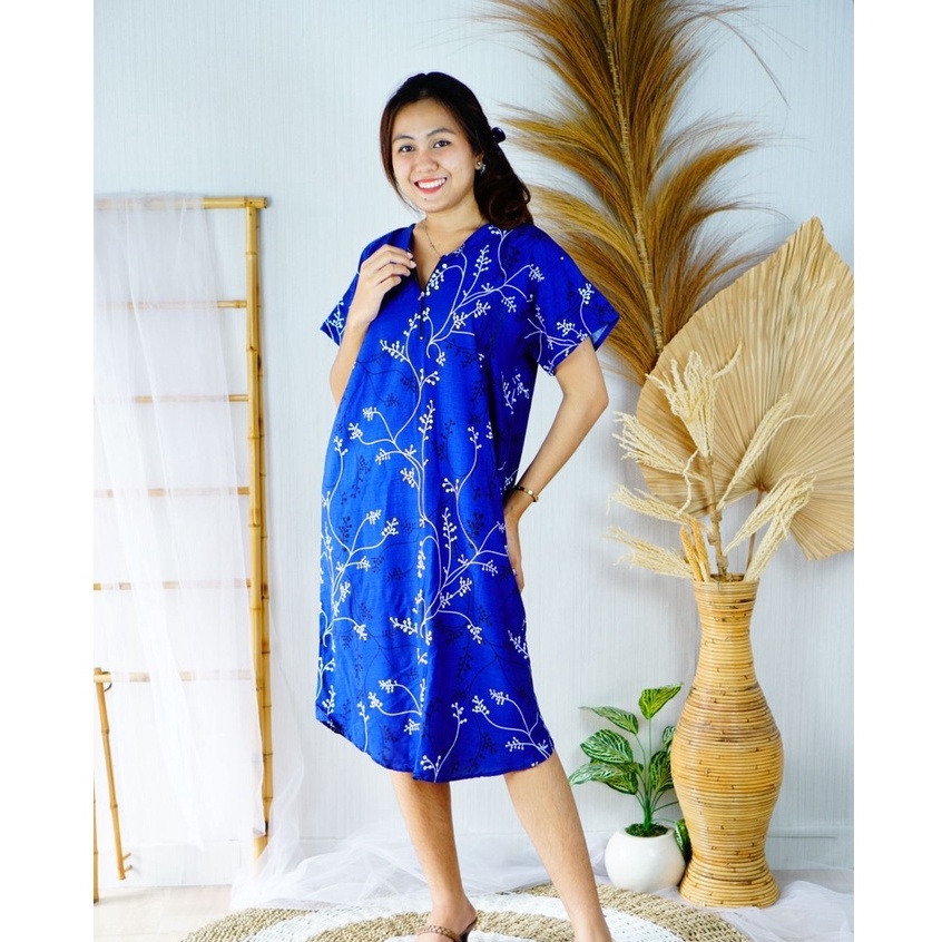 Daster Bali Busui-BSI - ORCHID NAVY