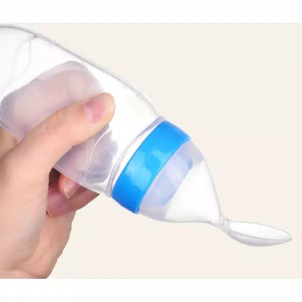 Sendok botol Makan Bayi / Botol Sendok / Botol Silicone Baby Feeding Bottle Spoon / SENDOK BOTOL