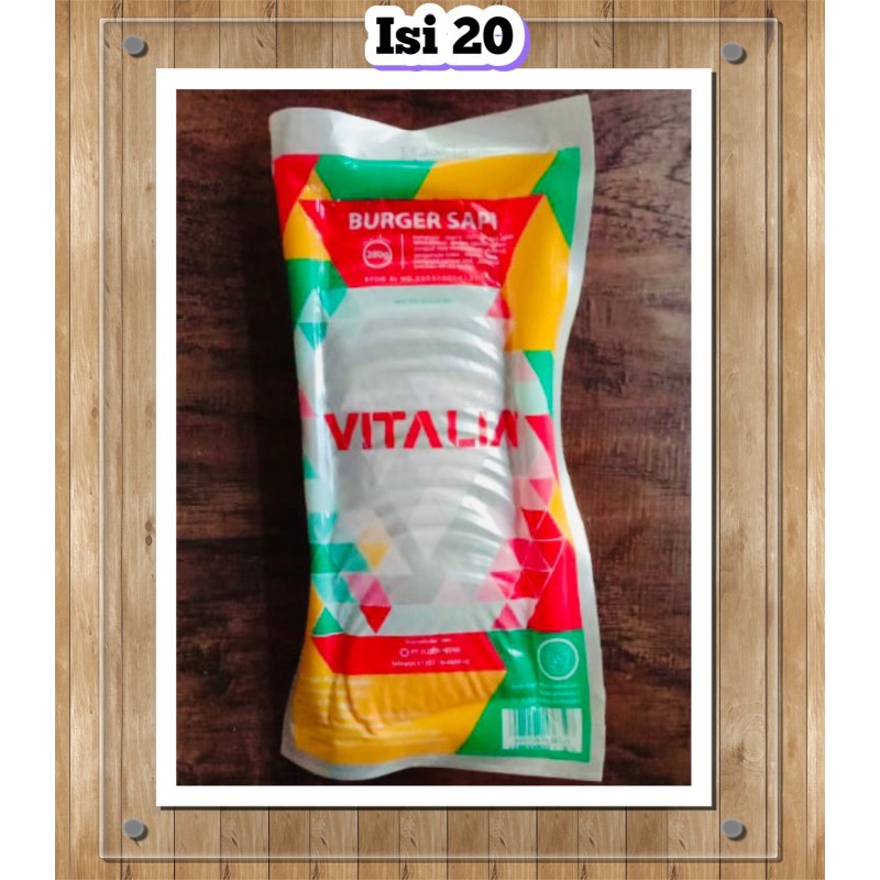 

Vitalia Burger Sapi isi 20 280g