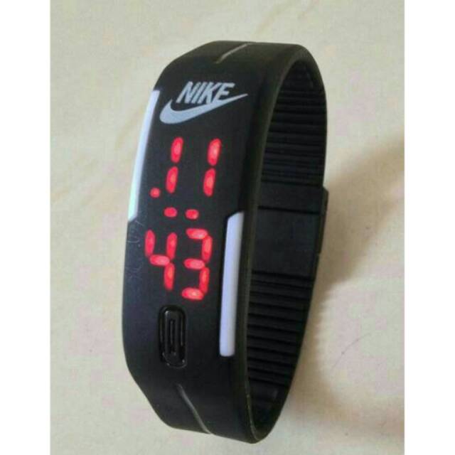 Jam tangan led gelang logo nike