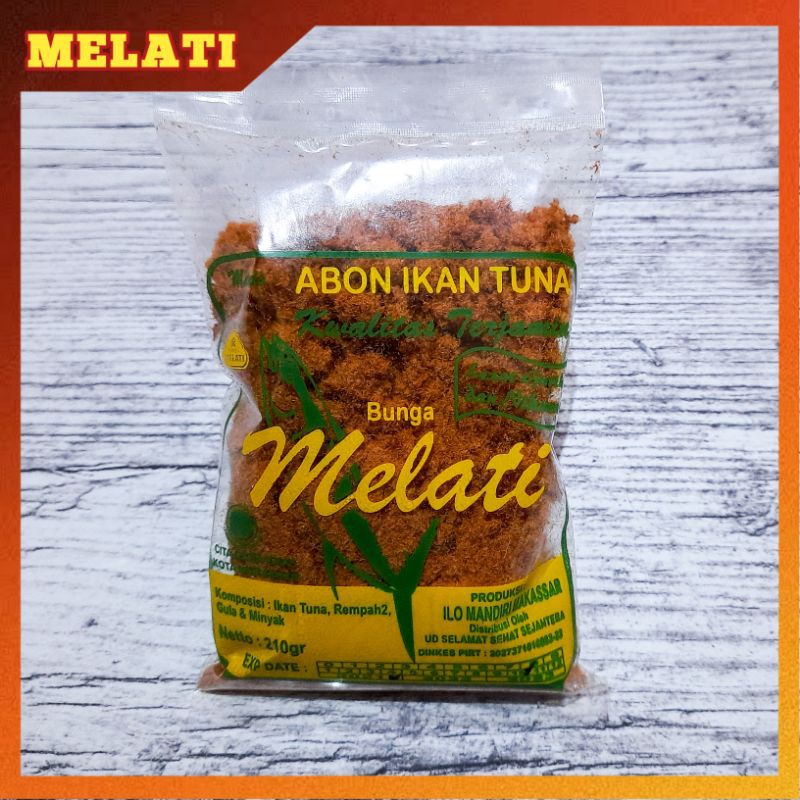 

[MELATI] Abon Ikan Tuna Rasa Manis 210 gram