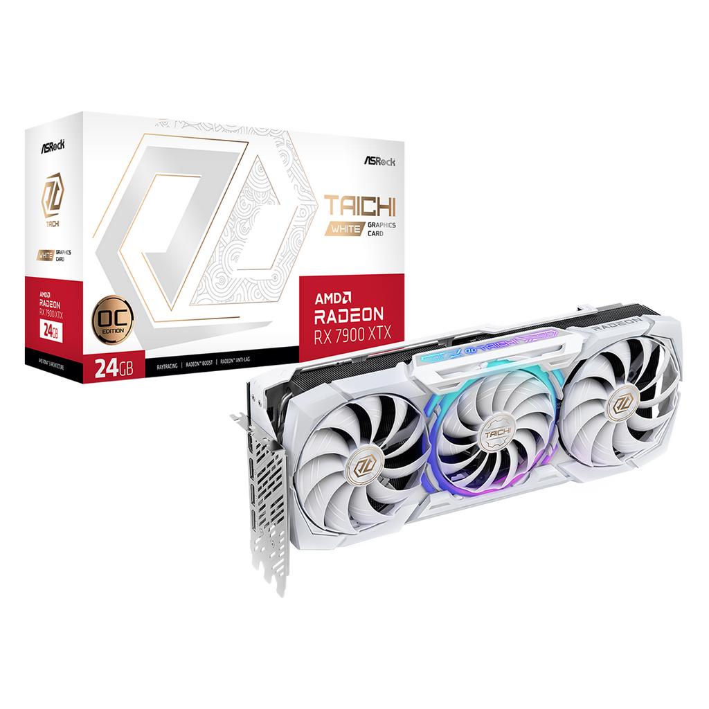 Asrock Radeon RX 7900 XTX TAICHI WHITE 24GB OC GDDR6 - VGA RX7900XTX DDR6