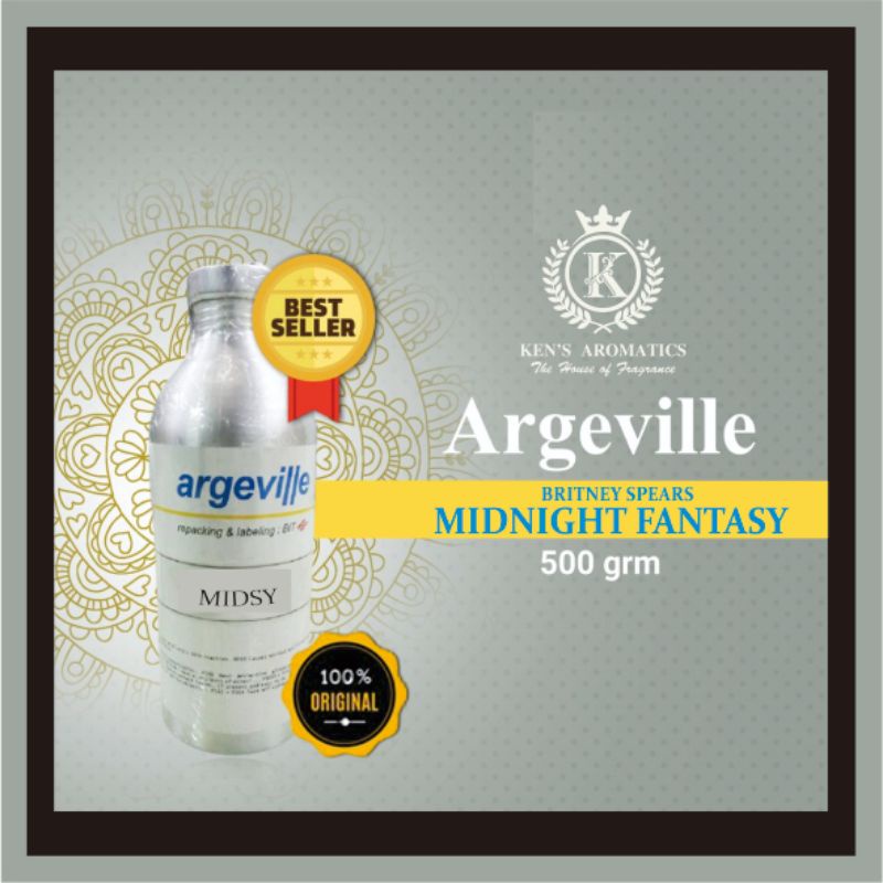 Parfum Britney Midnight Fantasy Argeville  Kemasan SEGEL 500g- Midsy Argeville Segel