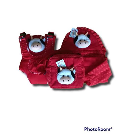 Paket Surprise gendongan bayi samping ring sling satu set paket hemat 3in1