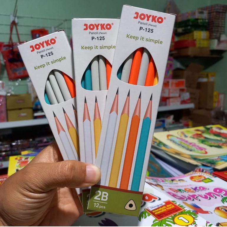 P-125 PENSIL SEGITIGA JOYKO 2B MURAH