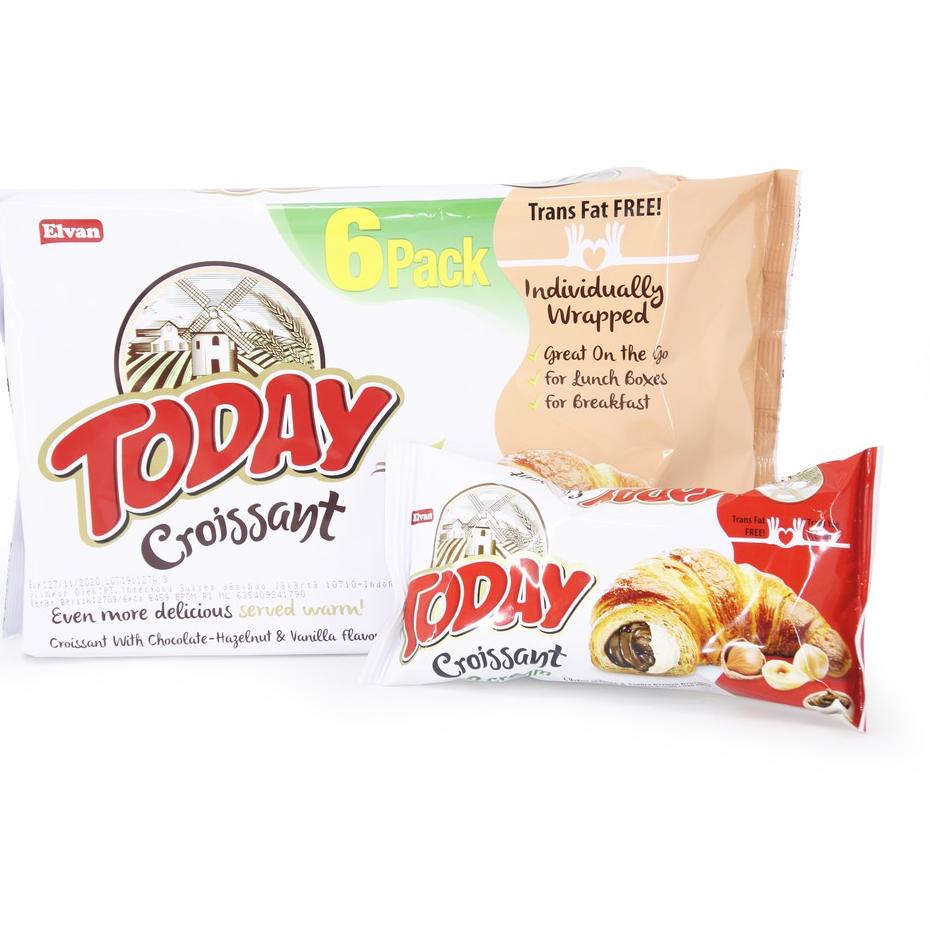 

Terbaru - Elvan Today Croissant Pack Isi 6 Roti Turki Original