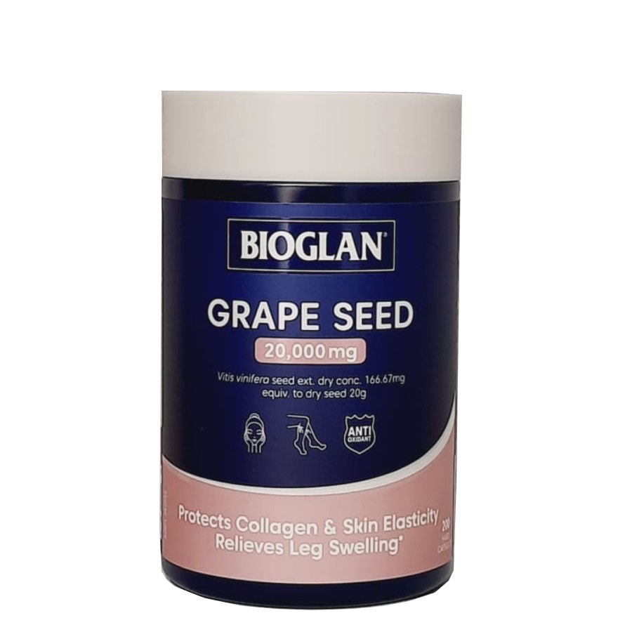 Bioglan Grape Seed 20000mg 200 Capsules Original