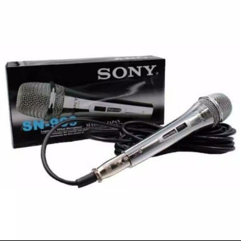 Mic/microphone kabel sony / karaoke bodi besi sn 909