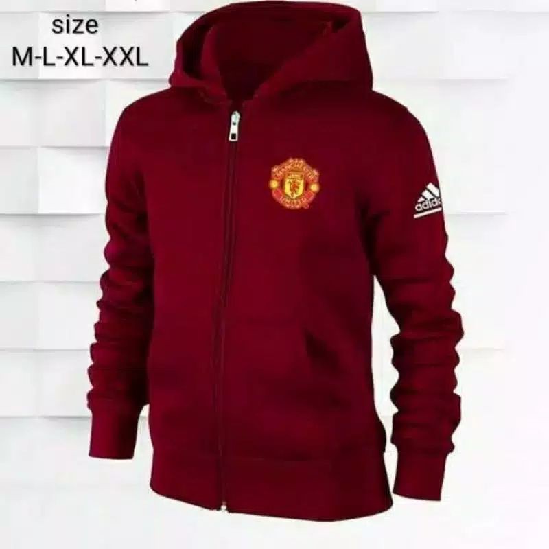 JAKET M UNITED//HOODIE ZIPPER//HOODIE CLUB M UNITED//UNISEX