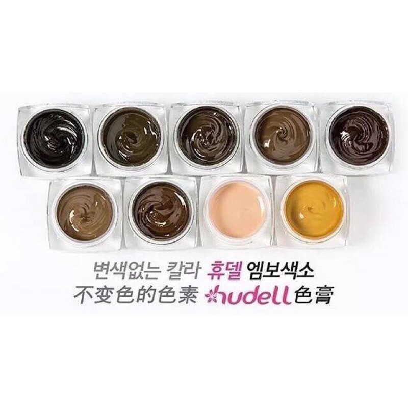 Tinta HUDEL CAIR Sulam Alis &amp; Hudel  Bibir Korea Eyebrow Ink Alis Hudell / CS LAB PENGHAPUS SULAM ALIS