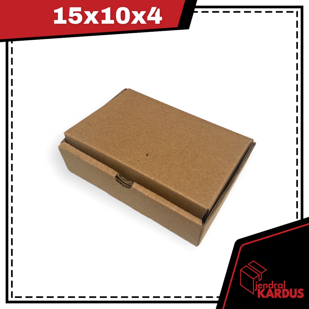 kardus kecil packing online shop 15x10x4 cm