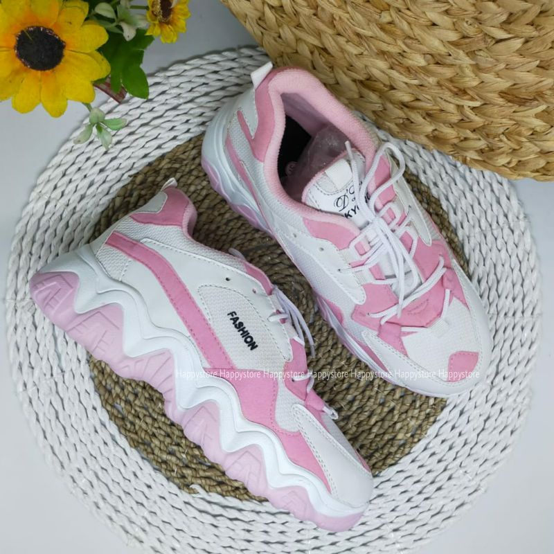 12.12 BIGPROMO Sneaker wanita Bonus Masker KF94 fashion korea Sneaker wanita casual Sneaker wanita dewasa remaja HPD492