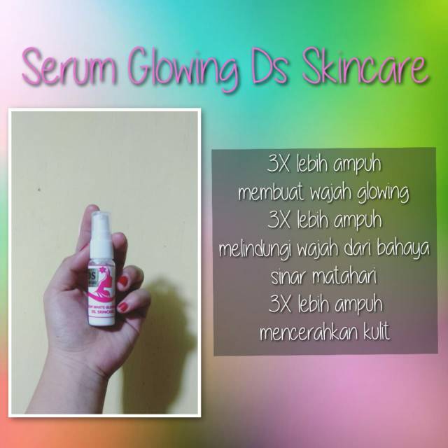 DS Skincare serum glowing