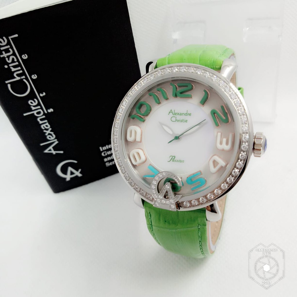 Alexandre Christie AC2391 - Jam Tangan Kasual Wanita - Leather Strap - Analog Mode