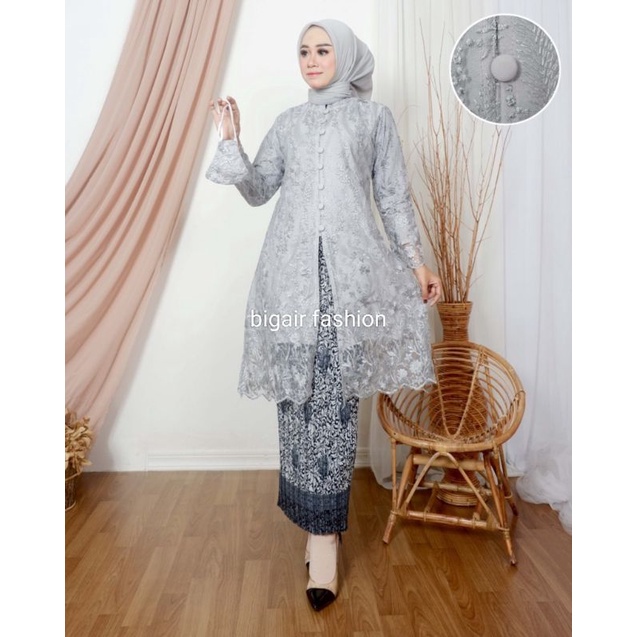 NEWS &gt;Set Kebaya Tunik Tille Kancing Busui / Tunik Brokat / Kebaya Modern / Kebaya tile / Kebaya Favorite / Batik Couple/set kebya pesta set kebaya kondangan set kebaya pesta/tunik busui/tunik modern by BA