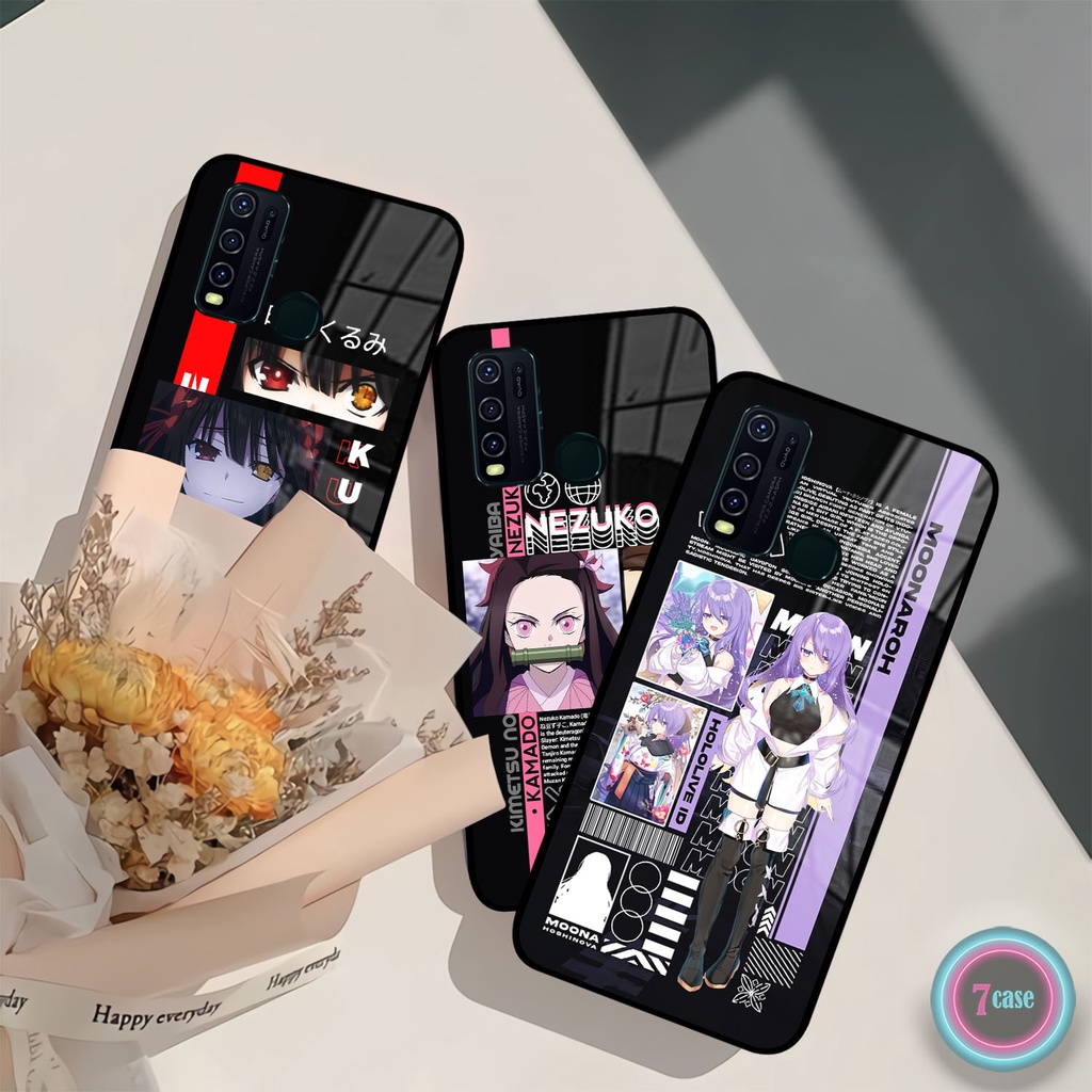 [SV20] Case Glossy Vivo | Y30 Y30i Y50 | Casing Kilau Hp Vivo Motif Girl Aesthetic