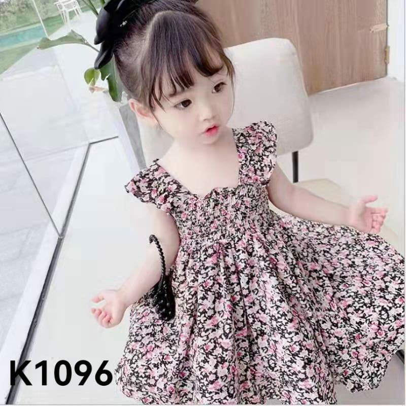 SMOKE DRESS BUNGA/SMOKE DRESS ANAK IMPORT/SMOKE DRESS ANAK IMPORT MURAH