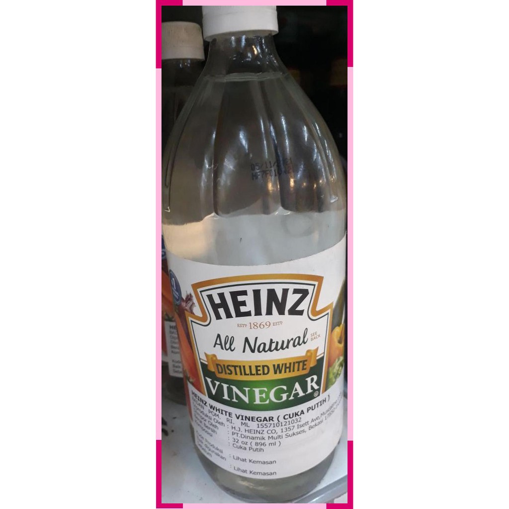

Heinz distilled white vinegar (cuka putih) 896 ml