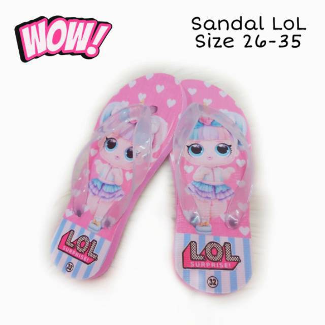  Sandal  Jepit  Anak  Perempuan  Karakter Anime Khanza Shopee  