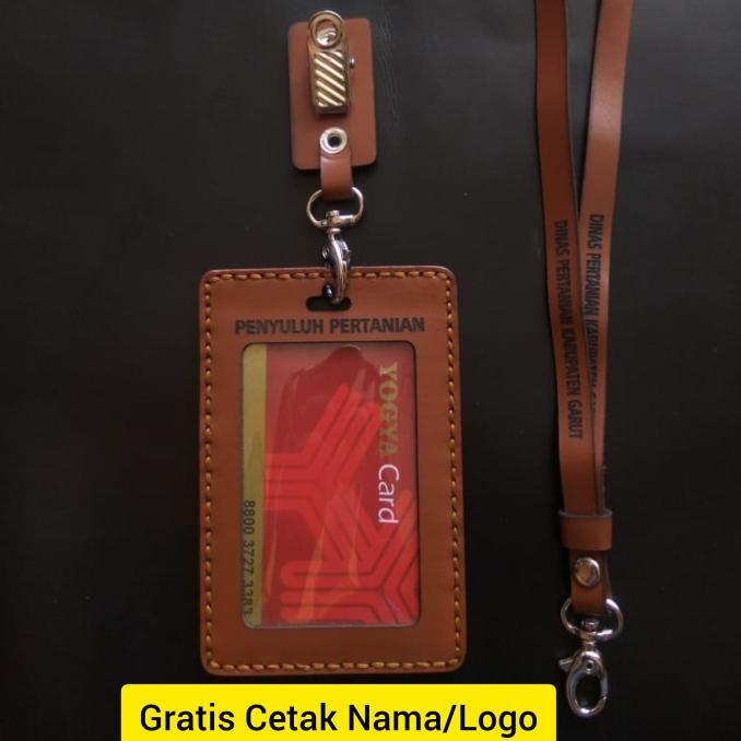 

[[COD]] ID CARD HOLDER KULIT, NAME TAG HOLDER KULIT, ID CARD HOLDER CU BERGARANSI Kode 267