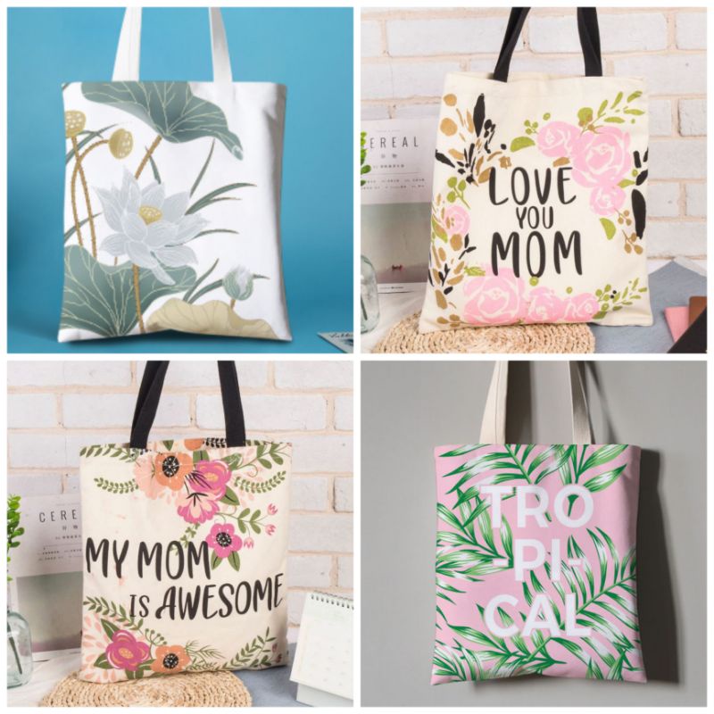 Totebag Digital Printing Tas Belanja Tas Wanita
