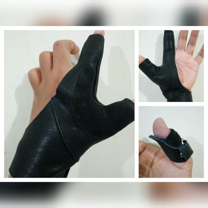 Set Sarung Tangan & Thumbglove panahan horsebow