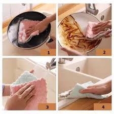 &lt; M.A &gt; Kain Lap Anti Minyak || Kain Dapur Serap Air || Kain Tangan Cuci Piring Serbaguna Bahan Microfiber