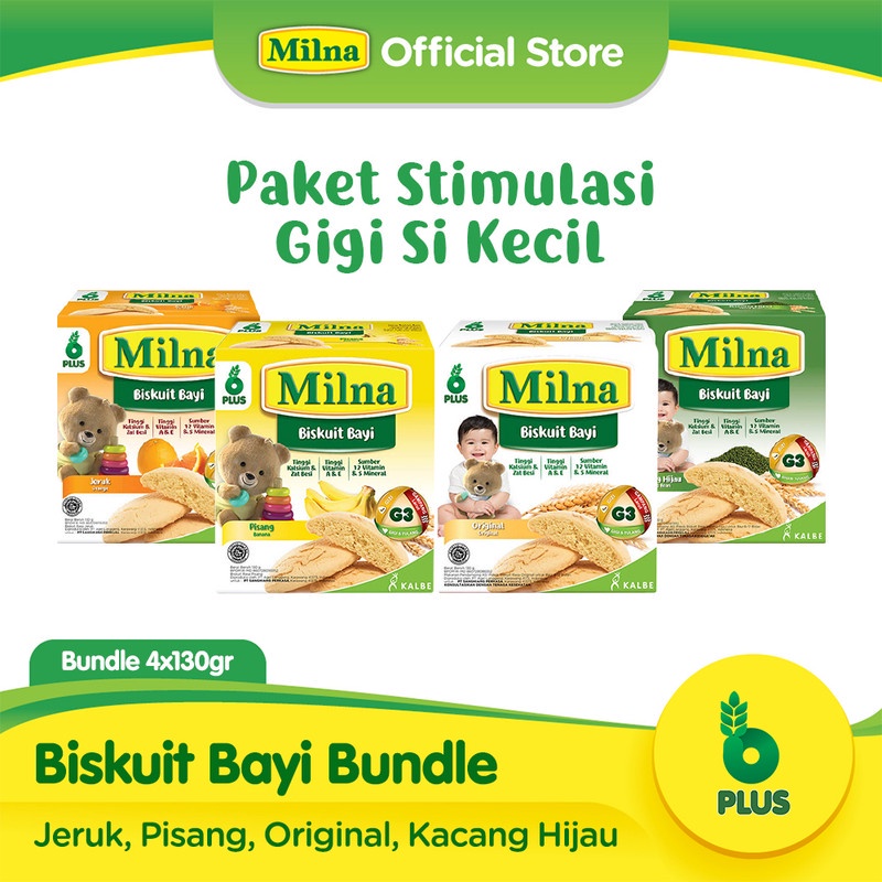 Biskuit milna mpasi bayi makanan cemilan snack anak bubur bayi