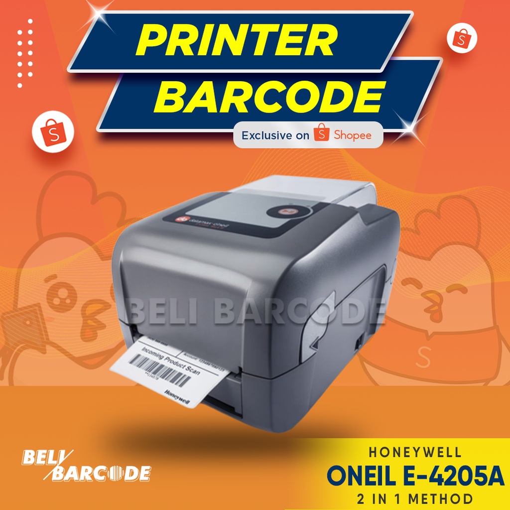 Printer Label Honeywell Datamax O'Neil Cetak Barcode Direct Thermal Transfer USB + LAN