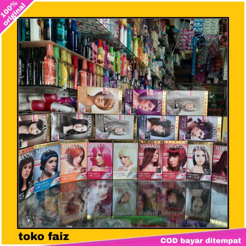 Semir Rambut Miranda  Bleaching / Decoloring Liquid - Semir pewarna Rambut wanita pria
