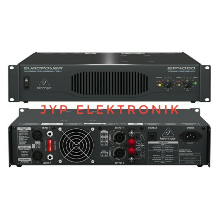 POWER AMPLIFIER BEHRINGER EP 4000 / BEHRINGER EP4000 ORIGINAL EUROPOWER