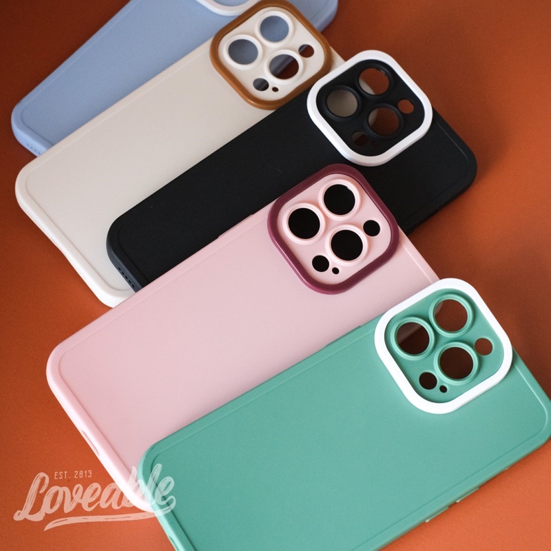 minimalist korean square case iphone 12 13 pro max