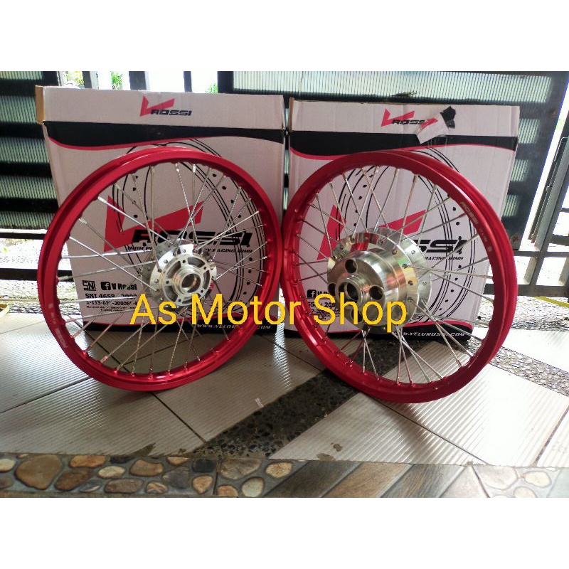 Velg set rossi 140 - 140 ring 17 tromol set megapro lama old GL pro GL max