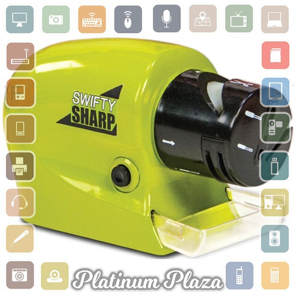 Swifty Sharp Electric Sharpener / Pengasah Pisau Elektrik - Green`60PAPN-