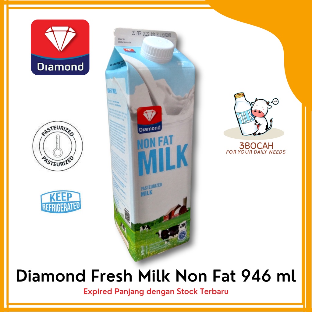 

Diamond Fresh Milk NON FAT 946 ml